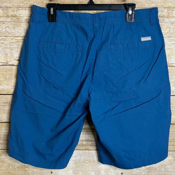 COLUMBIA REGULAR CASUAL CLASSIC EVERYDAY FLAT FRONT OUTDOOR PREPPY SHORTS SZ. 34 - Picture 2 of 5